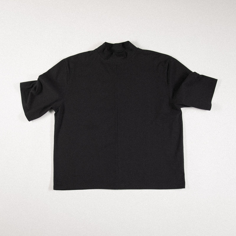 CORE MOCK NECK T-SHIRT coal