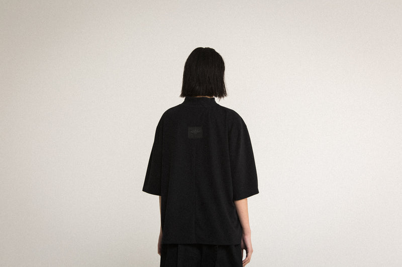 CORE MOCK NECK T-SHIRT coal