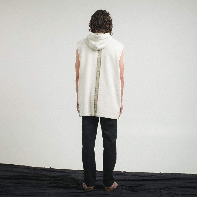 STRAW HOODIE bone